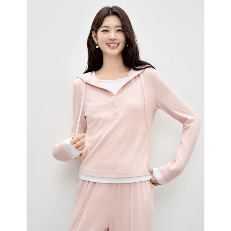 Elegant V-Neck Color Block Two-Piece Set XL