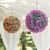 Artificial Green Plant Hanging Flower Ball With Plastic Material For Home Decor And Event Use
