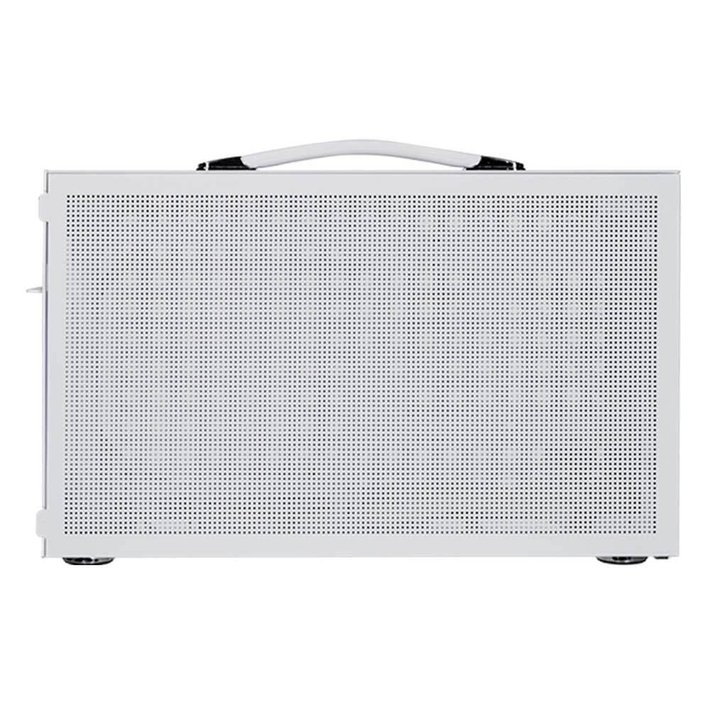 CPS K101MESH Case with Riser Card Highly Breathable Mesh on Four Sides Japanese WH-RCSET Mini-ITX Handle, Included, [Authorized Distributor]