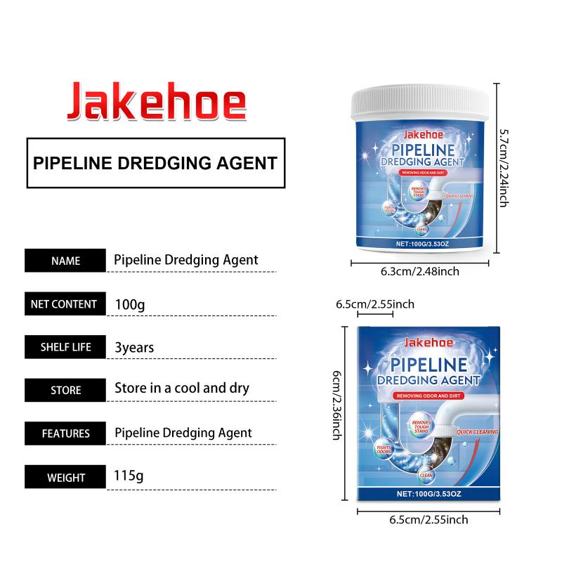 Pipeline Dredging Agent Efficiently Remove Blockages In Pipelines Eliminate Odors Dissolve Oil Stain Strong Drain Cleaner Powder