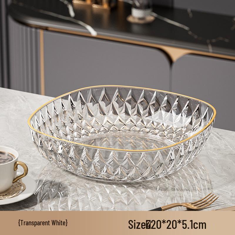 Elegant Fruit & Snack Plate for Living Room or Front Desk Display