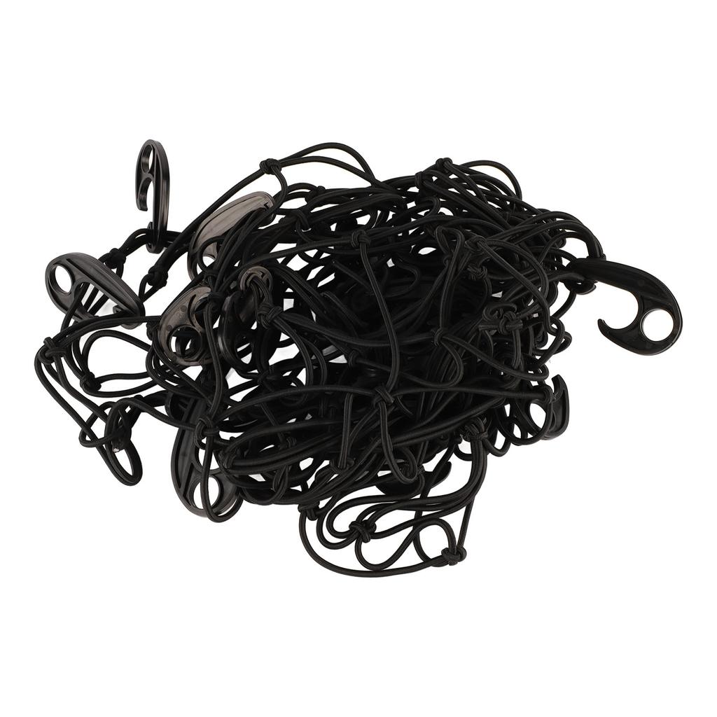 Bagagenät 47 X 35in Latexnät Bagagefäste Bungee Cord Lastnät för Motorcykel Fordon Tak