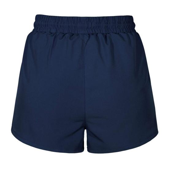 Hidden Zipper Pockets Loose Lounge Shorts with Breathable Holes Women Running Elastic Waist Drawstring Yoga Shorts Female Clothing