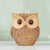 Modern Classy Lucky Owl Resin Art Figurine | Beautiful Home Decor (Brown, Pack of 1)