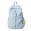 Schoolbag Backpack 1011 New Large-capacity Simple Casual Foreign Style Pure and Sweet Starlight Junior High School Student Schoolbag