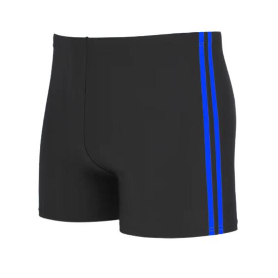 

Мужские шорты для плавания, дышащие, в полоску, быстросохнущие, узкие, эластичные, для плавания, со средней талией, спортивные боксеры, одежда для водных видов спорта синий