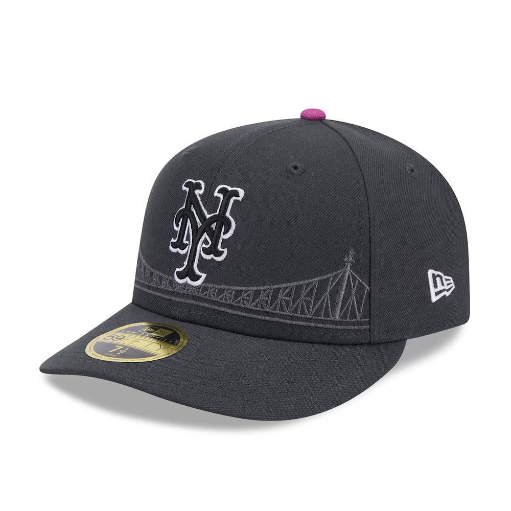

City Connect Кепка New Era LP 59FIFTY New York Mets MLB КЕПКА CITY CONNECT NY NEW YORK METS Шляпа 5950 НИЗКИЙ ПРОФИЛЬ Размер 7-3/8 [Б/у]