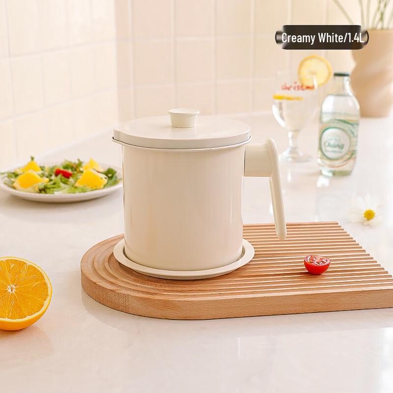 Wutuo 1.4L Kitchen Oil Filter Storage Pot