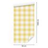 Yellow Cream Checkered Wallpaper for Living Room and Bedroom 50x1000