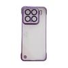 Comes with lens film, suitable for Xiaomi 17ProMax electroplating borderless mobile phone case, Redmi K90 transparent hard sheath