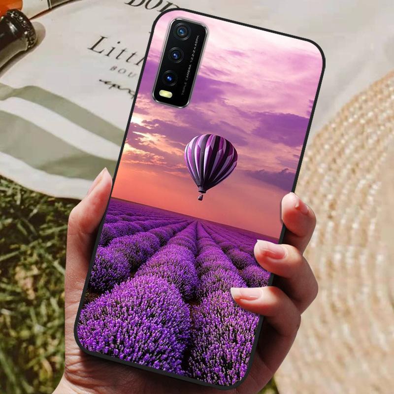 For Vivo Y11S Case Silicone Soft TPU Phone Cover For Vivo Y12s V2027 Case Cartoon Case Protective Bumper For Vivo V2032 Y11s