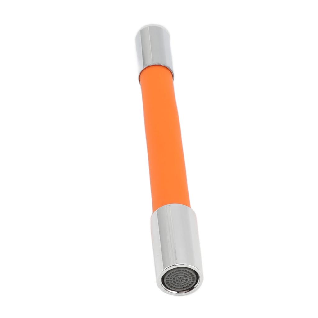 Faucet Extension Tubes with Aerator Nozzle Flexible Copper for Kitchen Sink Orange 20cm Sprayproof