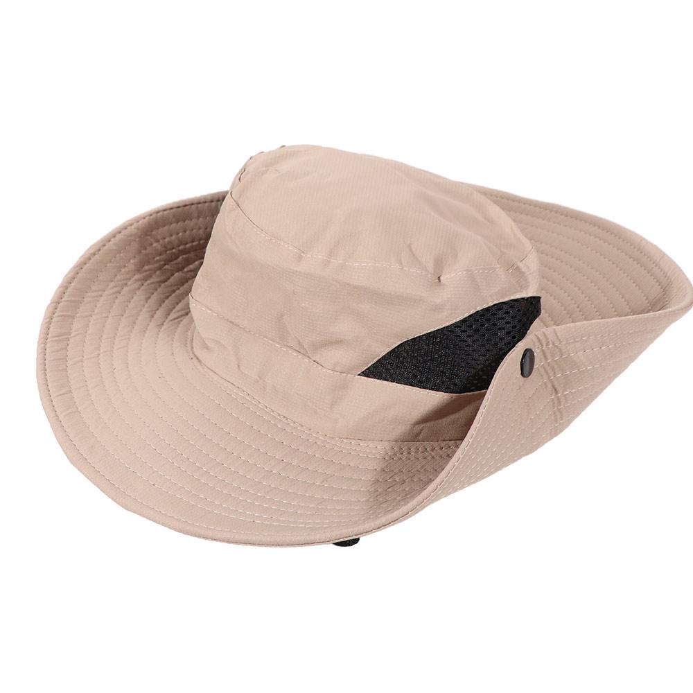 

Breathable Windproof Men Fisherman Hat Rope Solid Anti-UV Fishing Cap Sunscreen Wide Brim Foldable Bucket Hat Spring Summer темно-синий