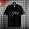 Unisex  Unisexs Casual Attire For Geckothemed Streetwear Outfits Pure Cotton Short Sleeve Round Neck Fashion Tshirt