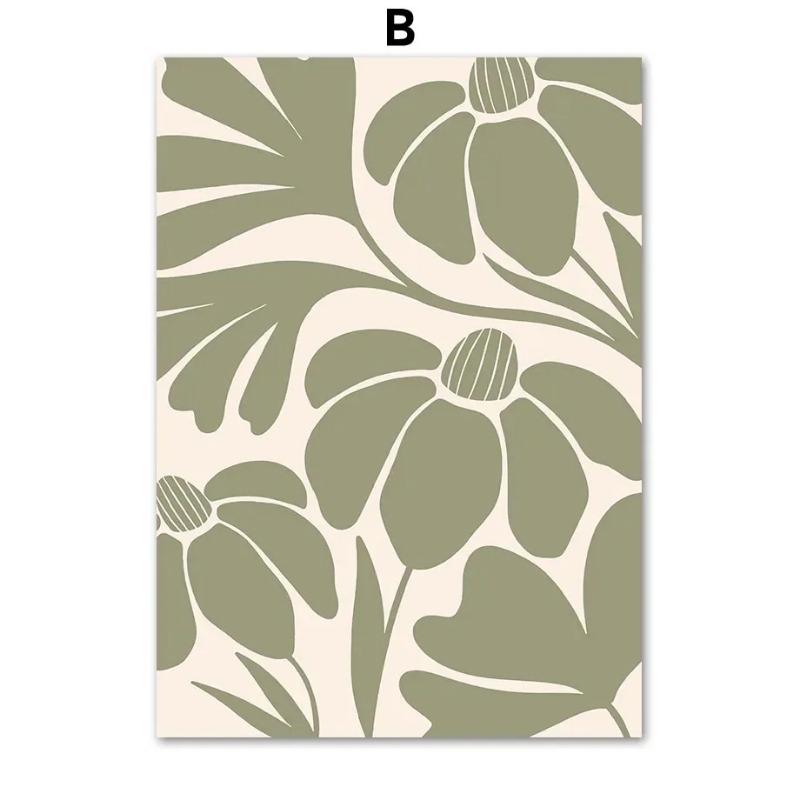 Botanical Floral Posters And Prints Abstract Lines Picasso Matisse Wall Art Canvas Painting For Living Room Decorative Pictures