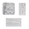 QX2E 9 Cavities Silicone Tray Molds Dishwasher Safe For Making Mousses Jelly