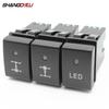 Car LED Light DRL Front Diff Lock Switch Music Push Button Switch For Suzuki Jimny 2007 2009 2010 2011 2012 2013 2014 2015