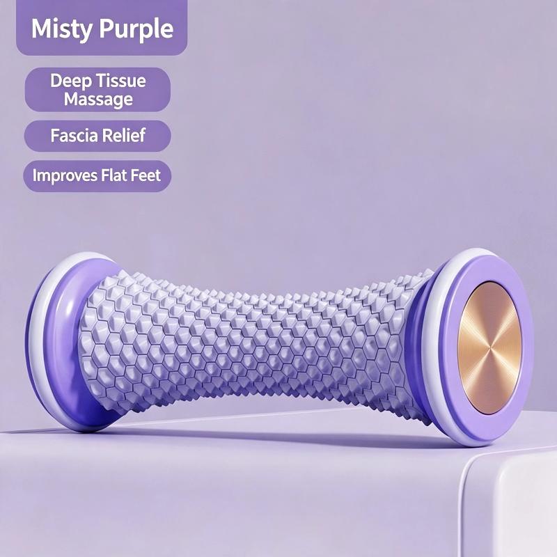 Pp Foot Massage Roller Textured Surface Deep Pain Relief For Home Use Workout Yoga Recovery