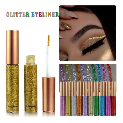 Shining Glitter Liquid Eyeliner Ceruza Diamond Shimmer Eye Liner Rose Gold Color Szemceruza Smink Szemkozmetikumokhoz
