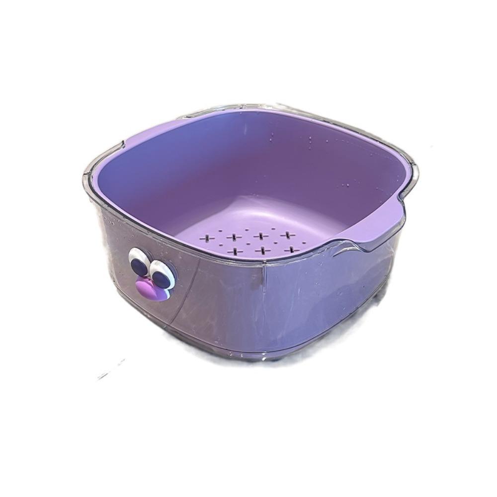 

Plastic Drainer Bowl Double Drain Tomato Washer High Quality Berry Washer