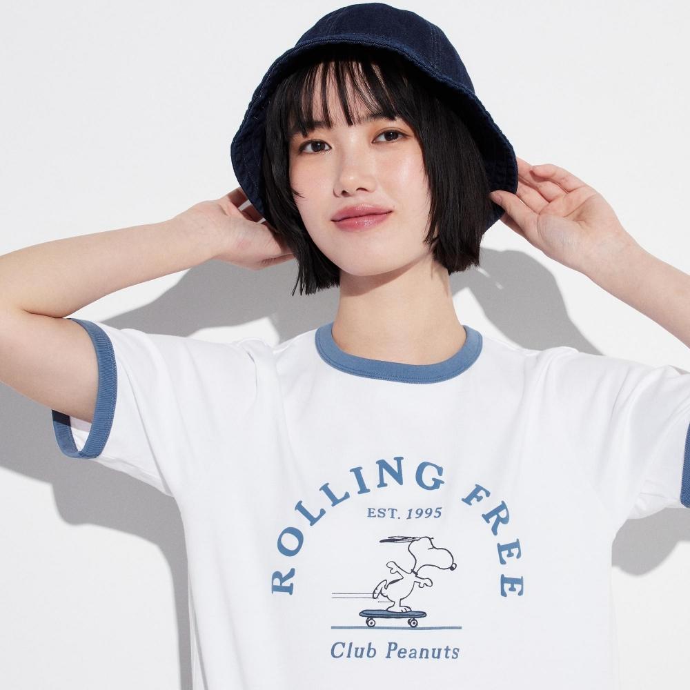 

UNIQLO JAPAN Peanuts Sports Club UT с короткими рукавами, стандартный крой
