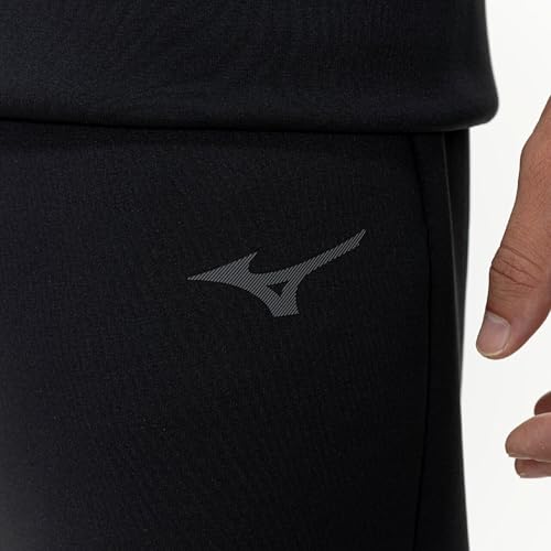 Training Wear Stretch Sweatpants, Easy To Move In, 32MDC050, Unisex, Black, Size L