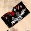 1pc Vintage Rock T-Tokio H-Hotel Microfiber Blanket Quick Drying Beach Towels Oversized Printing Super Absorbent Towel Blanket