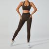 Seamless Yoga Set For Women With Quick Dry Fabric Perfect For Running And Fitness Activities