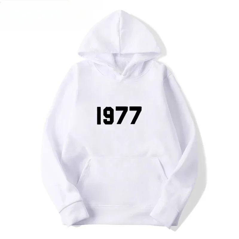 1977 Printed New Fashion Women's Hoodies Hip Hop Street Simple Style Hot Selling Women's Sports Winter Autumn Hoodies Clothing