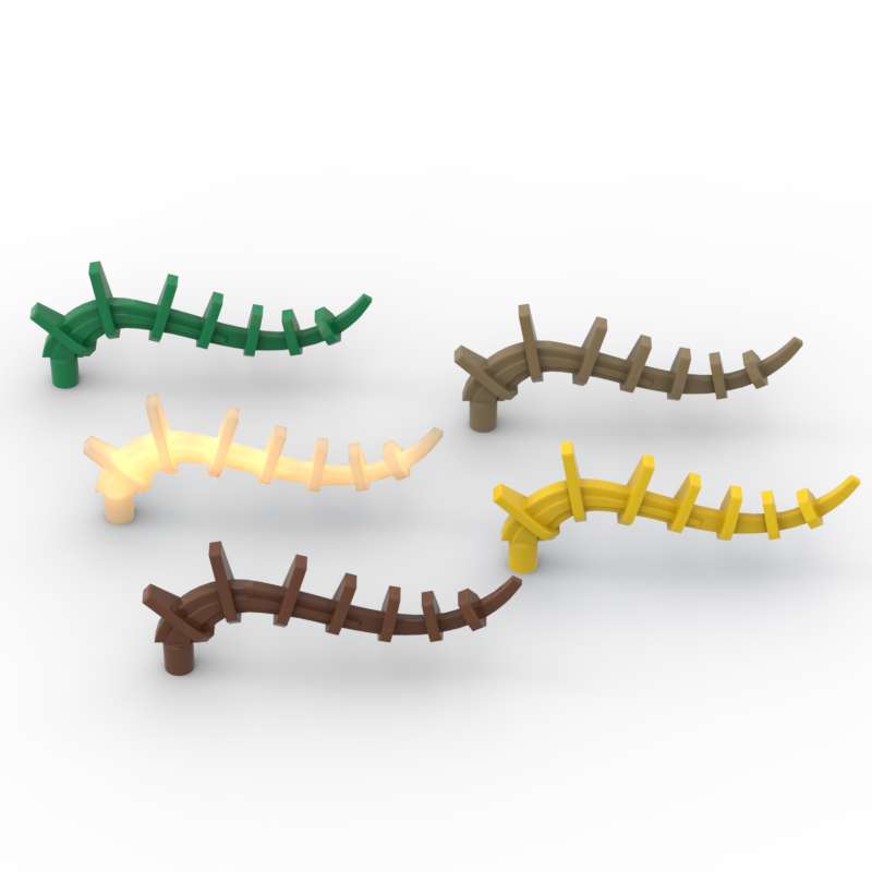 

MY OWN CREATION 10PCS 55236 Plant Vine Seaweed Building Blocks Appendage Spiked Bionicle Spine Plant Tree Flower Blocks Particle Toy Gifts