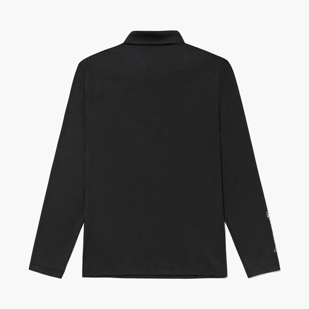 LECOQ GOLF Men'S Essential Stretch Long Sleeve T-Shirt _Blck Gr121Mtl11