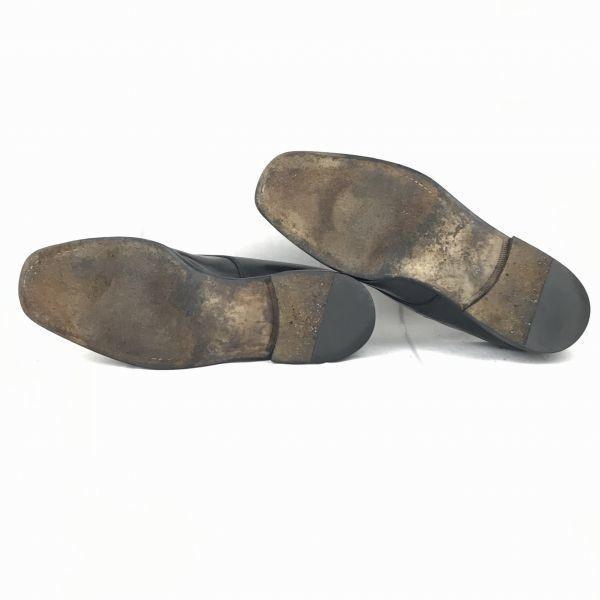 Vintage Italy Made/Plinius/Mckay Construction Leather Monk Strap Shoes/43/27.5/Black/Business(USED)