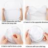 Horizontal Foldable Laundry Basket Mesh Cloth Breathable Laundry Hamper Home Accessories Large Capacity Storage Baskets