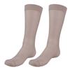 Mens Ultrathin Nylon Sheer Suit Sock Business Dress Socks with Reinforced Toe Solid Plain Thin Formal Dress Stockings