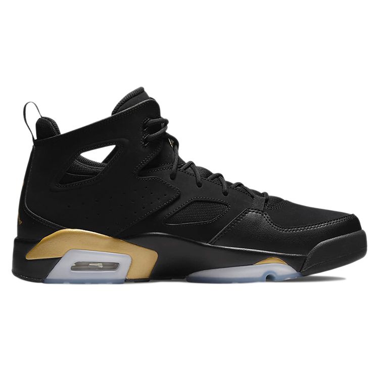 Air Jordan Flight Club 91 Black Metallic Gold Men Sneakers DC7329-007