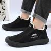 Men Fleece Lined Waterproof Warm Slip On Outdoor Winter Snow Boots
