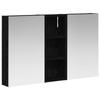 Bathroom Cabinet Set 3 Pcs 80 X 10.5 X 50 Cm Engineered Wood