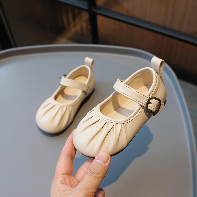 New Girls Princess Shoes Little Girls Dress Shoes Baby Girls Soft Sole Single Shoes Square Toe Shoes