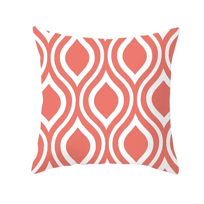 Coral Pillow Case Spring Home Decor Decorative Live Coral Tropical Style Pillow Cushion Cover for Sofa ize Funda Cojin