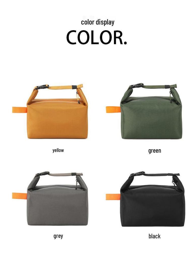 Faltbare Lunch-Tasche im japanischen Stil - Bento-Tasche mit großem Fassungsvermögen