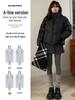 2026 Women's Gray Wool Pleated A-Line Skirt - High Waist, Spring/Autumn Collection