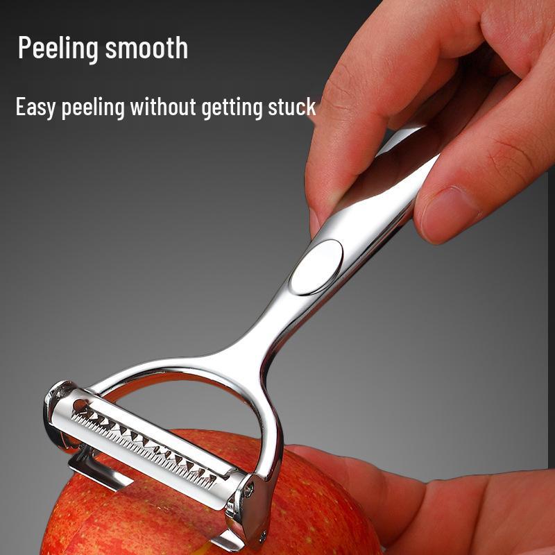 Zinc Alloy Multi-Functional Veggie & Fruit Peeler, Melon Grater, Potato Shredder