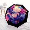 1pc Cute Axolotl Automatic Opening and Closing Umbrella - Lightweight 3-Fold Design, Suitable for Fans, Travel, Daily Use - Official Product, Int