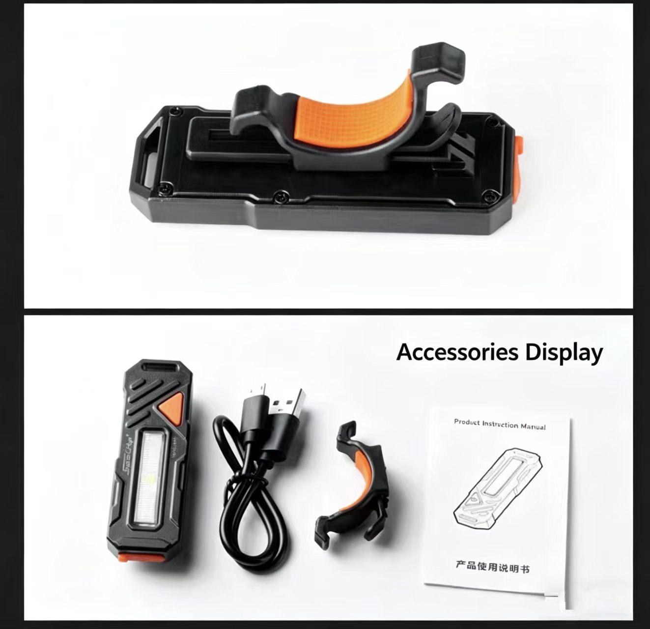 Drop-shipping Multi-functional High-brightness Rechargeable Battery-powered Portable Long-life Bicycle Tail Light for Outdoor General&Standard