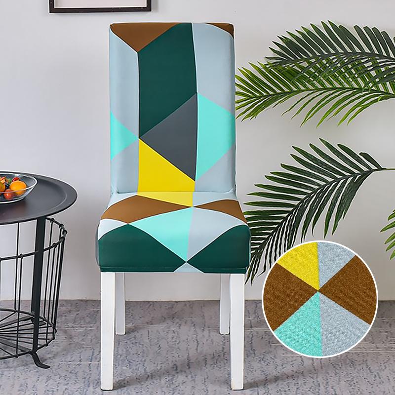 Dining Chair Slipcover,High Stretch Removable Washable Chair Seat Protector Cover for Home Party Hotel Wedding Ceremony 4/6pcs