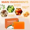 Persimmon Natural Deodorant Soap Bar 100g – Controls Odor, Coconut & Olive Oil, For Face & Body