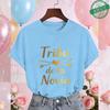 Spanische Mädchen Junggesellinnenabschied T-Shirts Team Braut Stamm Gold Blusen Kurzarm Rundhals T-Shirts für Junggesellinnenabschied Hochzeitsfeier