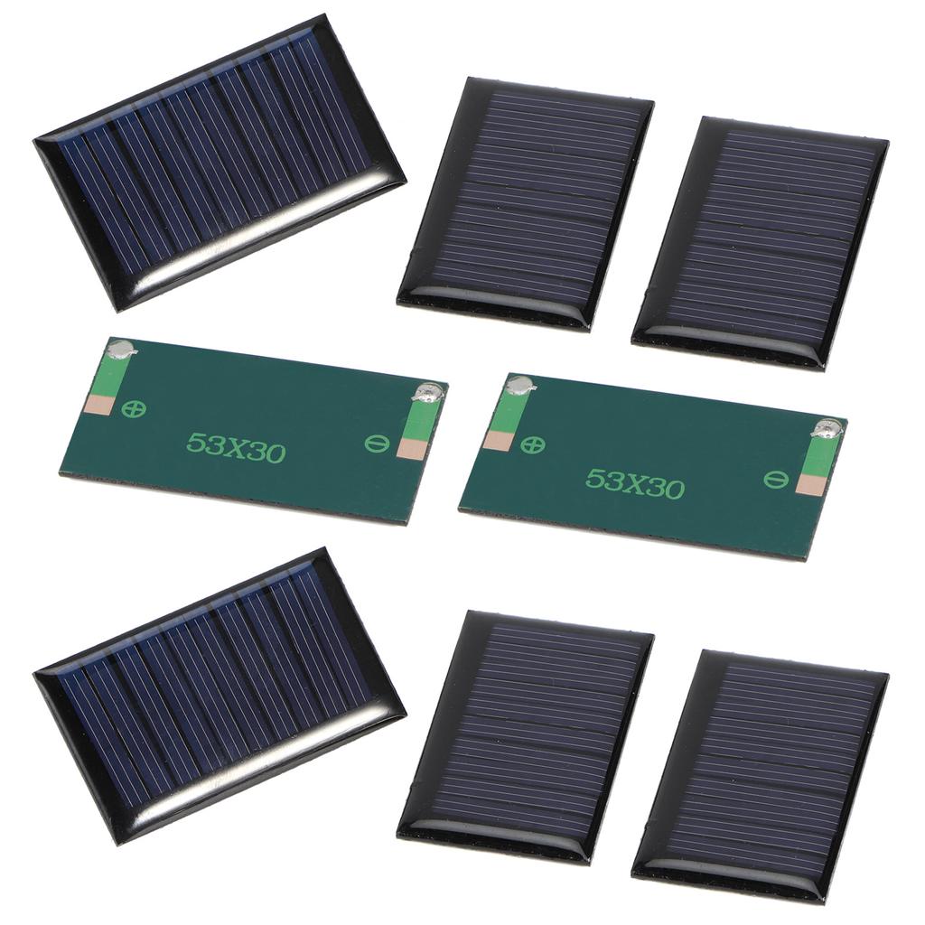 8PCS 30MA 5V Mini Solar Cells Panels DIY Solar Epoxy Plate Electric Toy Materials Photovoltaic Cells Charger