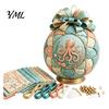 Desktop Scenery Making Set Ocean Treasures DIY Patchwork Ball Ornament Kit, Nautical Dolphin Fabric Craft Handmade Set, Coastal Decor, Hanging