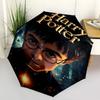 1pc Harry Potter Automatic Folding Umbrella - Compact 8-Rib Design, Durable Plastic & Iron1110L